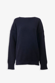 Navy knit jumper