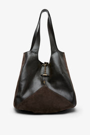 Chloe balloon dark brown bag