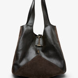Chloe balloon dark brown bag
