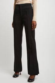 Tailored black trousers