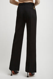 Tailored black trousers