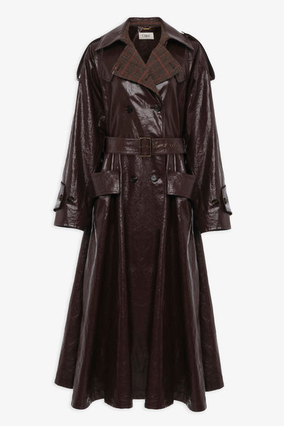Double-breasted riding coat
