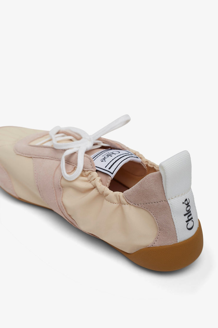 Chloe kick blushy beige sneakers