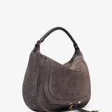 Marcie medium dark brown shoulder bag