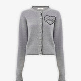 Divine grey knitted cardigan