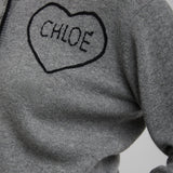Divine grey knitted cardigan