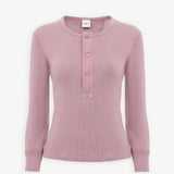 Blushy purple henley top