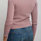 Blushy purple henley top