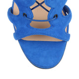 Amazoulo 100 blue suede sandal