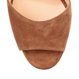 Louloudancing 140 tan suede sandal