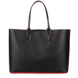Cabata black leather tote bag
