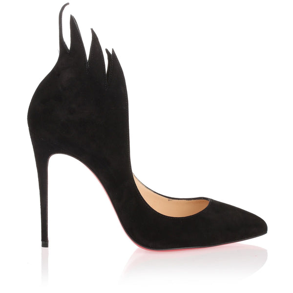 Victorina 100 black suede pump