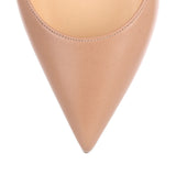 Uptown 100 beige leather pump