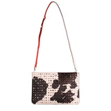 Loubiclutch printed pony clutch
