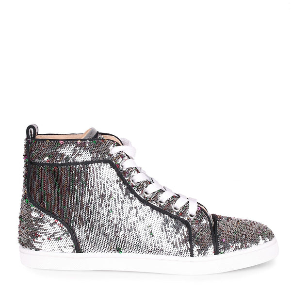 Bip Bip silver sequin sneaker