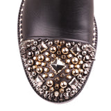 Chasse a Clou black leather boot