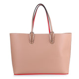 Cabata beige leather tote bag