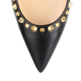 Irishell 100 black leather pumps