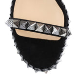 Pyraclou 60 black suede sandals