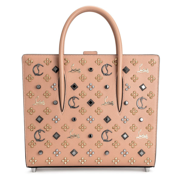 Paloma medium beige loubinthesky bag
