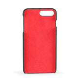 Loubiphone iPhone 7 and 8 Plus black leather phone case