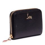 Panettone black leather coin purse