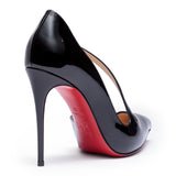 Jumping 100 patent black sandals