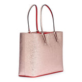 Cabata vintage rose gold leather tote