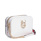 Rubylou mini white leather bag
