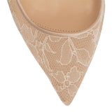 Hot Jeanbi 100 beige lace pumps