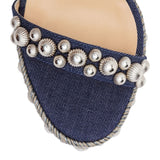 Rondaclou 120 Blue Denim Wedge Sandals