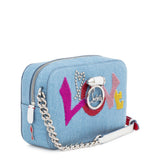 Rubylou mini denim shoulder bag