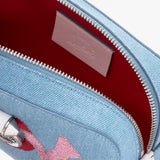 Rubylou mini denim shoulder bag