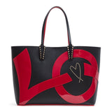 Cabata love patent black tote bag