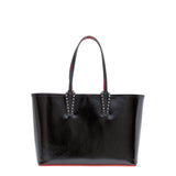 Cabata Small Black Patent Leather Tote Bag