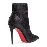 Moulakate 100 black paillette booties