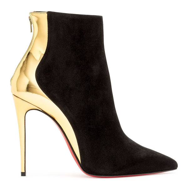 Delicotte 100 black suede ankle boots