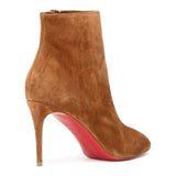 Eloise booty 85 tan suede ankle boots