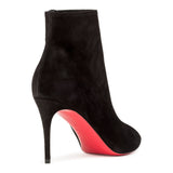 Eloise 85 black suede bootie