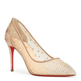 Follies Strass 85 nude pumps