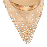 Follies Strass 85 nude pumps