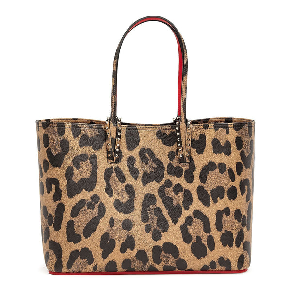 Cabata leopard print leather tote