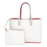 Cabata white calf leather tote