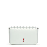 Zoompouch calf leather spikes and crystal bag