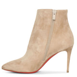 Eloise 85 nocciola suede ankle boots