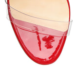 Just Nothing 85 patent pvc sandals