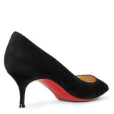 Kate 55 black suede pumps