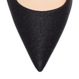 Kate 100 glitter black pumps