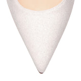 Kate 85 glitter white pumps