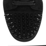 Vieira Spikes black suede sneakers